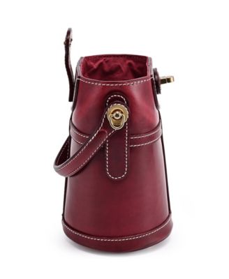 Begonia Vintage Bucket Crossbody Bag