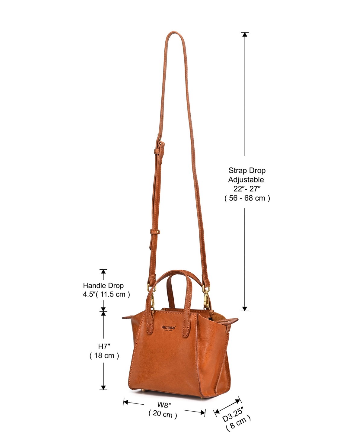Old Trend Dahlia Mini Tote Bag In Caramel