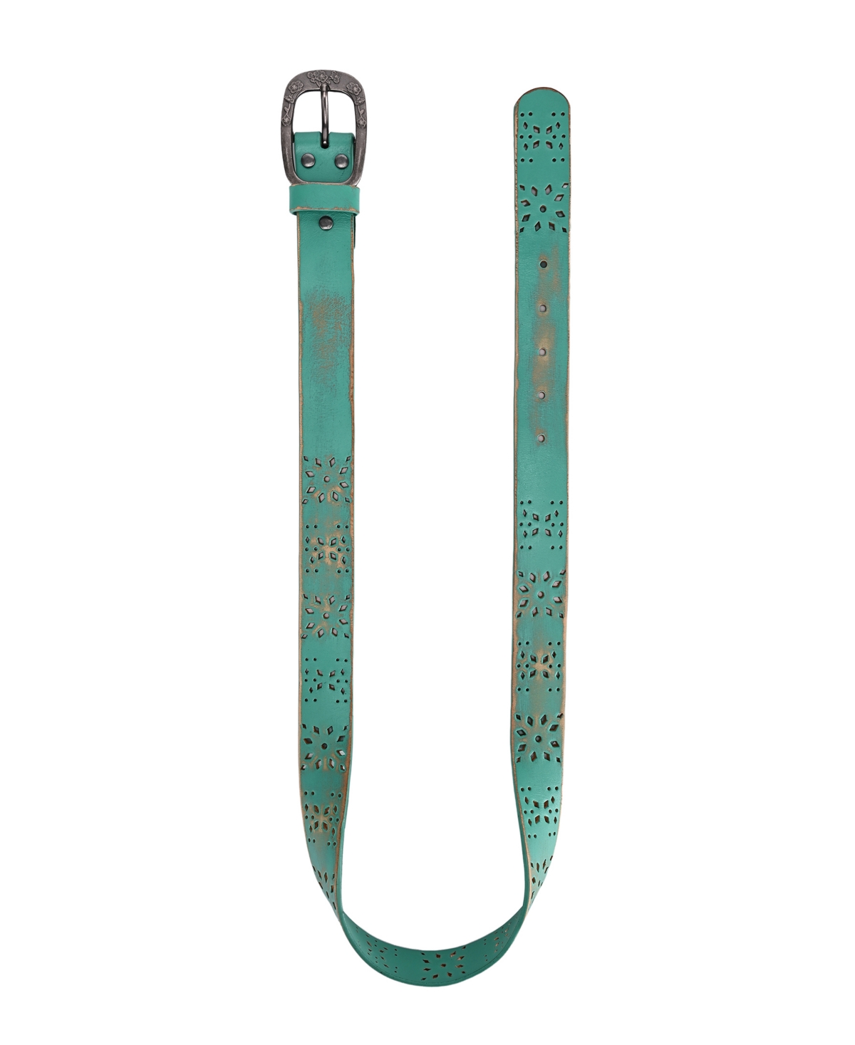 OLD TREND WOMEN'S BLOOMING CROCUS LEATHER BELT