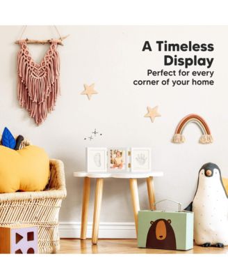 Fond Baby Hand and Footprint Kit Frame, Baby Shower Gifts for Boys, Girls, Newborn Baby Keepsake Footprint Kit