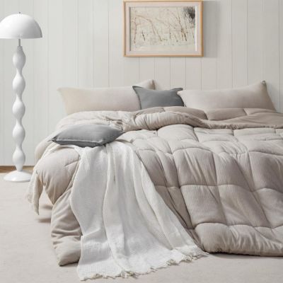 Gettin Warmer - Oversized Comforter - Driftwood Taupe