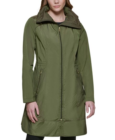 Женские куртки Cole Haan Signature Women's 36” Travel Packable Rain Jacket