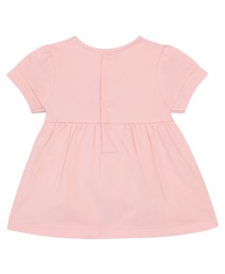 Baby Girl Baby Terry Short Sleeve Dress