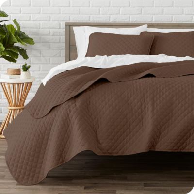 Ultra-soft Diamond Stitched Coverlet Set