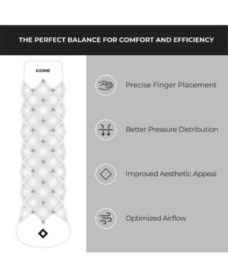 Diamond Grip | Enhances Grip Strength, Reduces Vibration with Finger Support, Anti-Sweat Design and Prevents Tennis Elbow