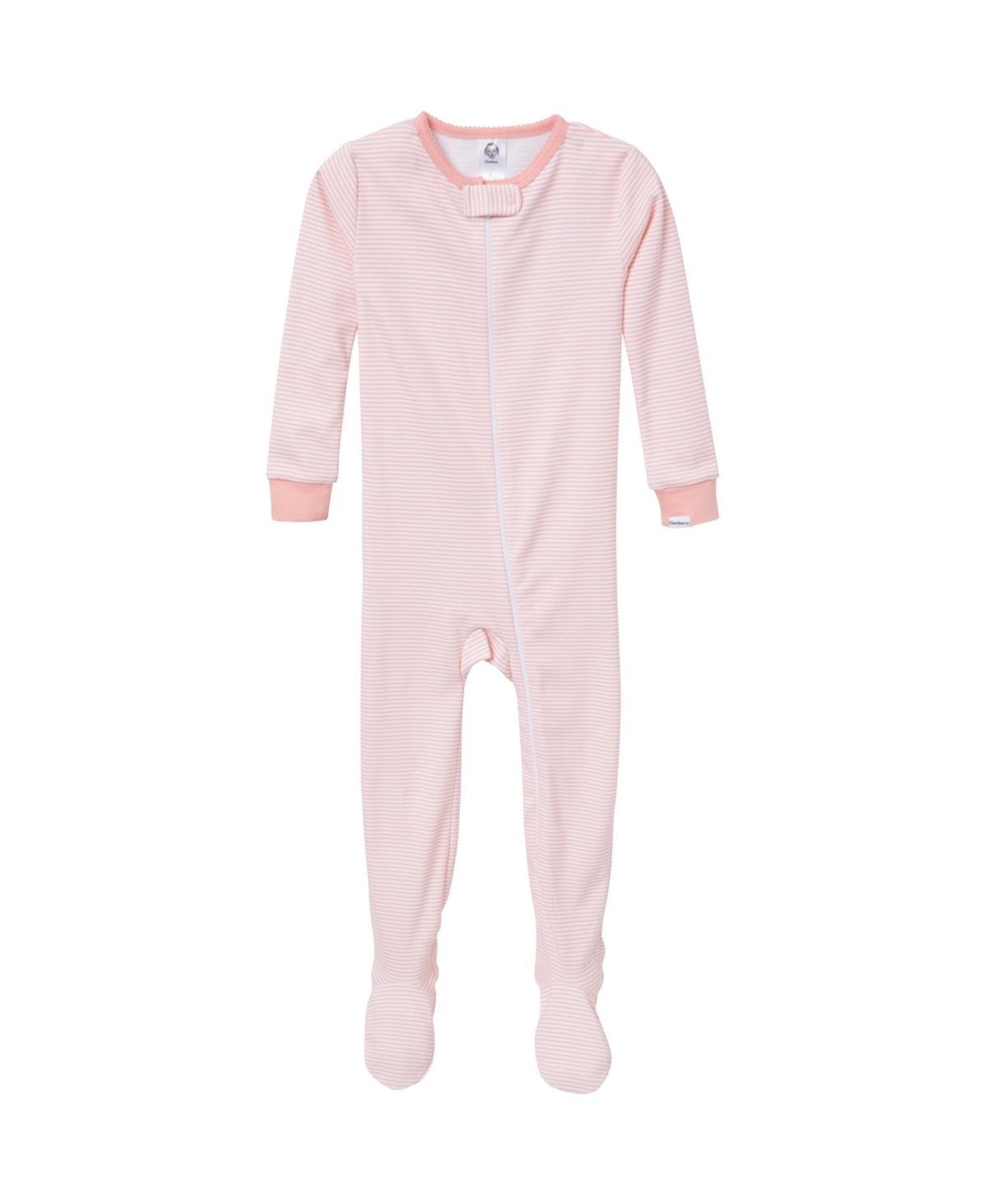 Gerber Baby Girls Snug Fit Footed Pajamas, 4-Pack
