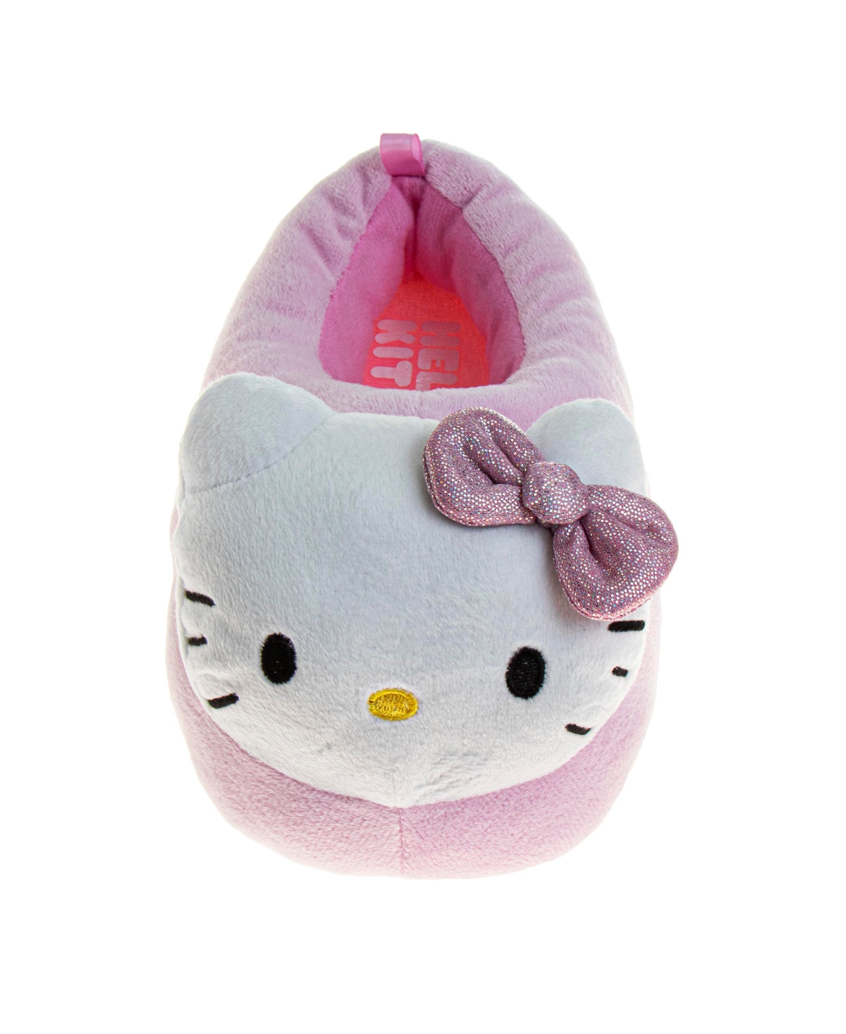Hello Kitty Little Big Girls Dual Sizes 3d Slippers In Pink