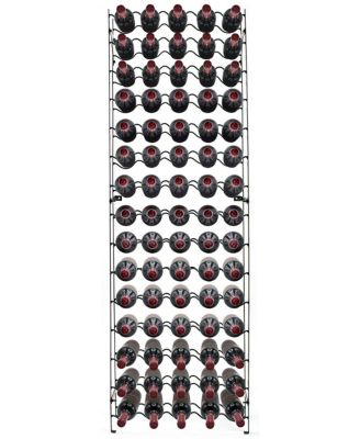 75-Bottle Freestanding Wine Rack Stand - Perfect Storage for Kitchen, Dining Room, Bar, or Wine Cellar