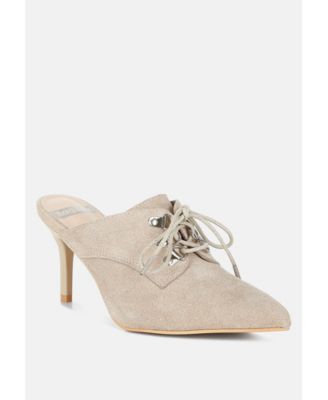 Miladi Suede Stiletto Mules