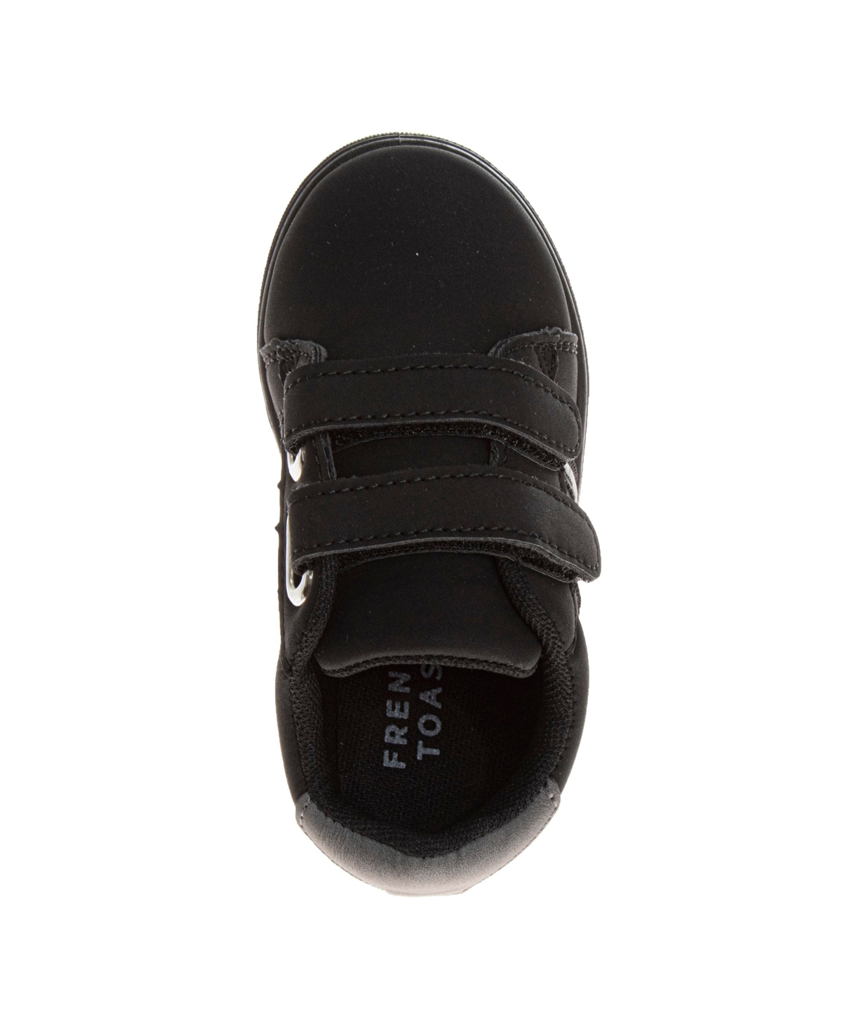 French Toast Little And Big Boys Hook And Loop Casual Sneakers In Black