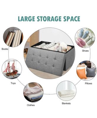 Foldable Storage with Removable Storage Bin