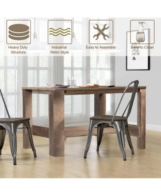 Multifunctional Counter Height Dining Table for Dining Room and Kitchen