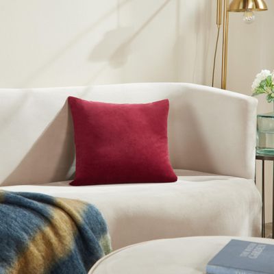 Stella Plush Velvet Throw Pillow Covers, 20"x 20", Set of 2