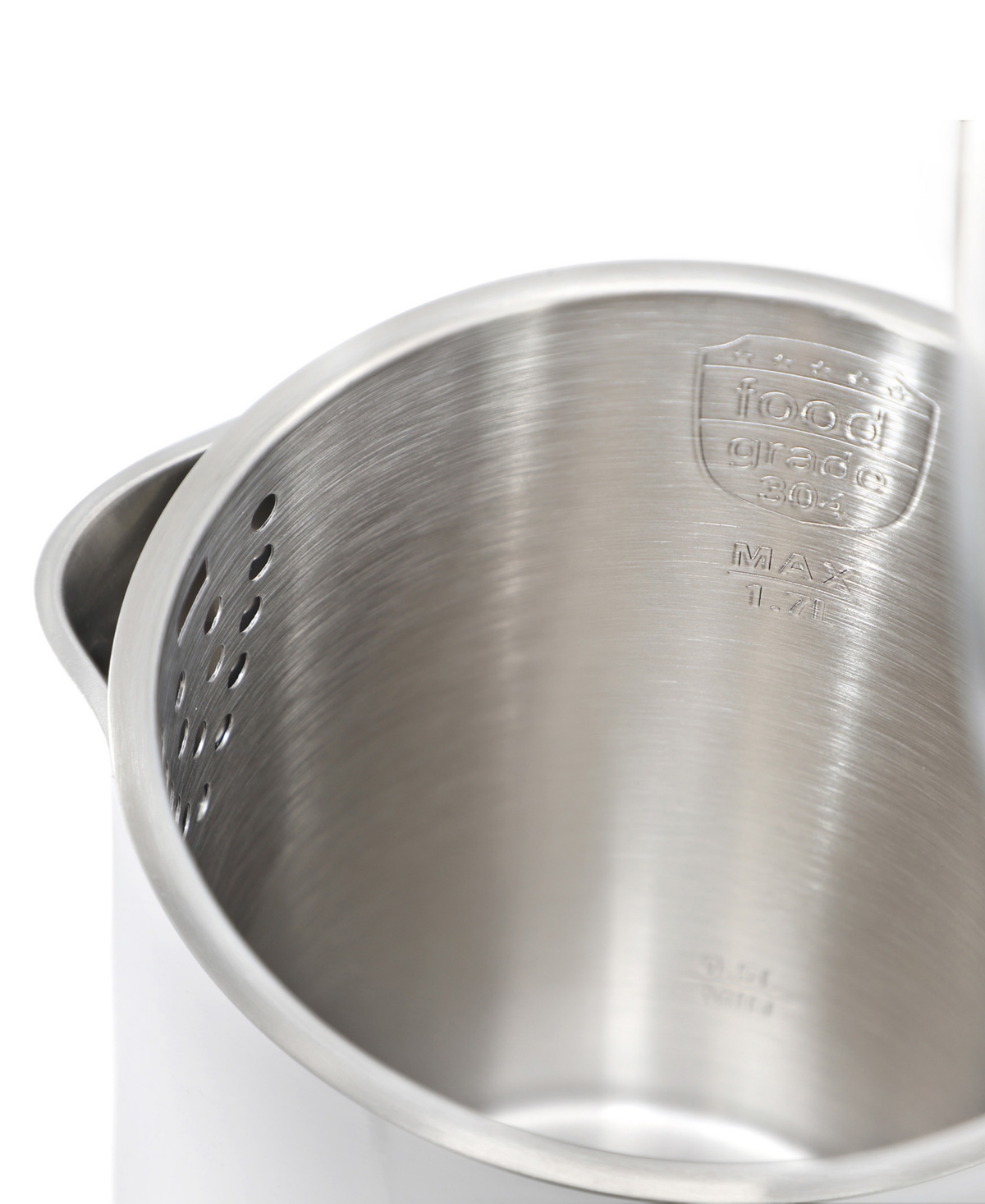 Megachef 1.7l White Double Wall Stainless Steel Electric Te In White