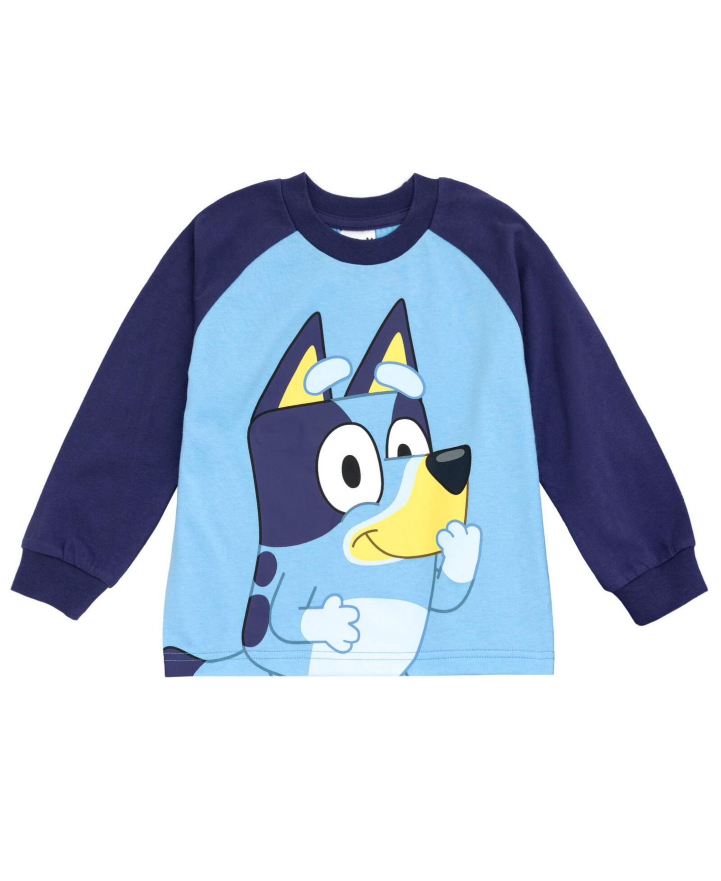 Детские брюки Bluey T-Shirt and Jogger French Terry Pants Toddler Child Boys, цвет: Тёмно-синий светлый синий — фото 3