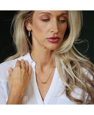 Dainty Chain Necklace with Three 6mm Gold Filled Beads