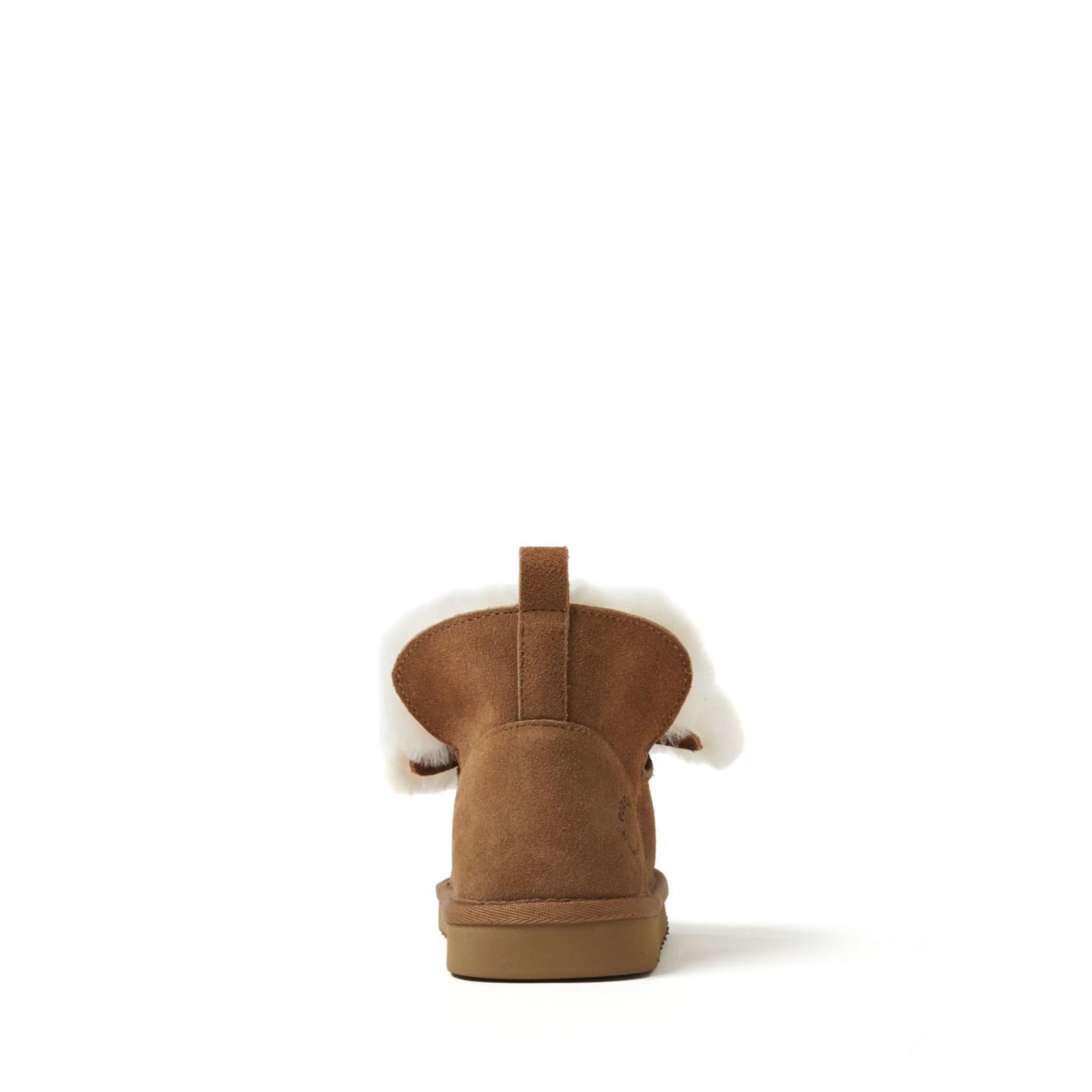 Детские ботинки Dearfoams Fireside Bunbury из натуральной овчины, цвет: Каштановый — фото 3