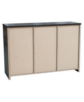 Lebeau Buffet Storage Cabinet, Oak Chocolate