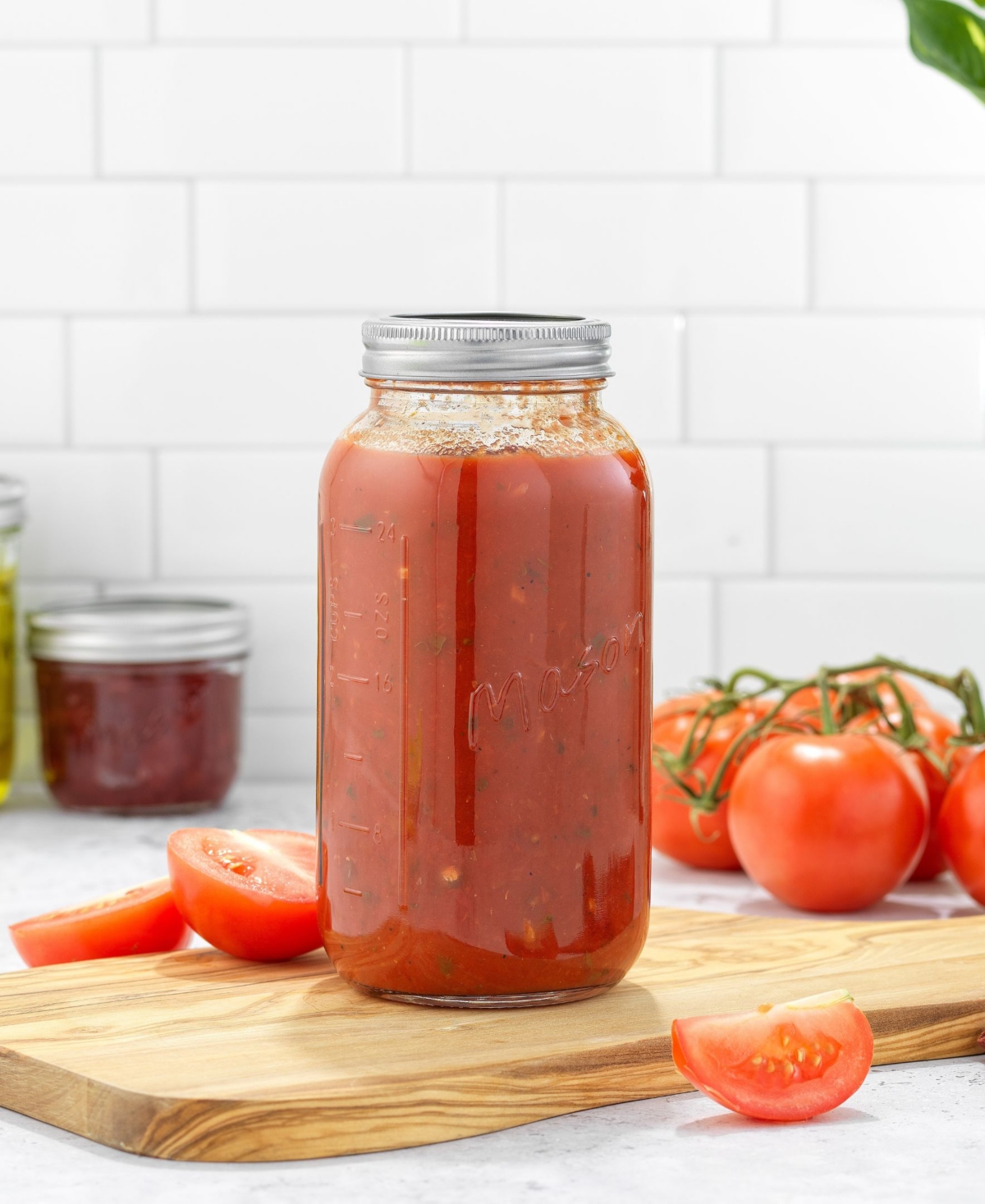 JOYJOLT REGULAR SET OF 6 MASON JARS WITH AIRTIGHT LIDS 