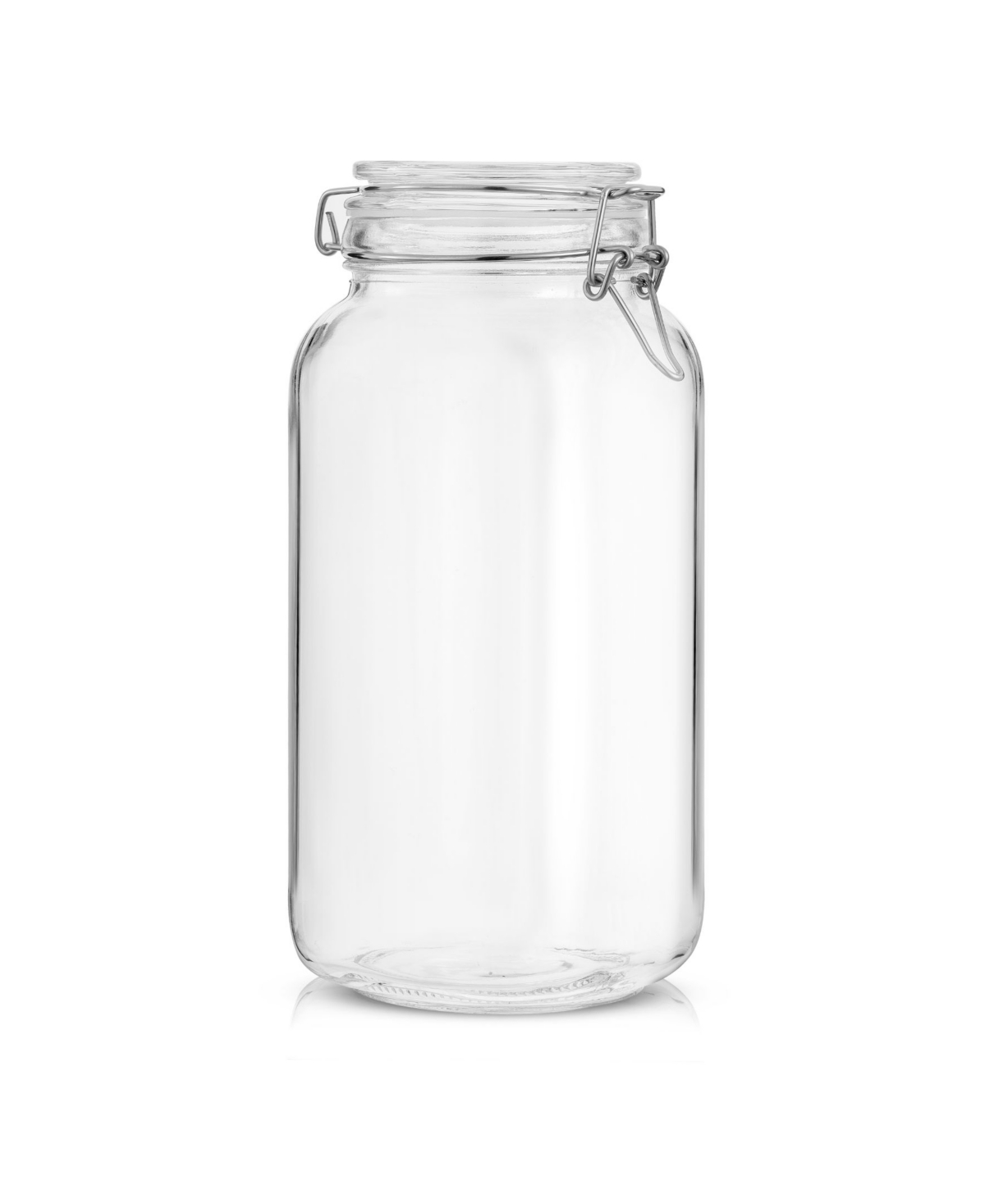 JOYJOLT AIRTIGHT SET OF 3 GLASS JARS STORAGE CANISTER 