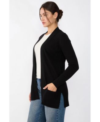 Women's 100% Cashmere Open Cardigan Sweater | Long Cardigan Sweaters