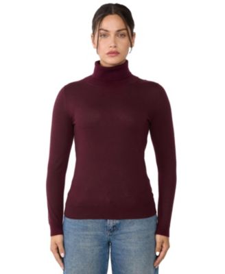 Women's 100% Cashmere Turtleneck Sweater | Tissue Weight Cashmere Sweaters