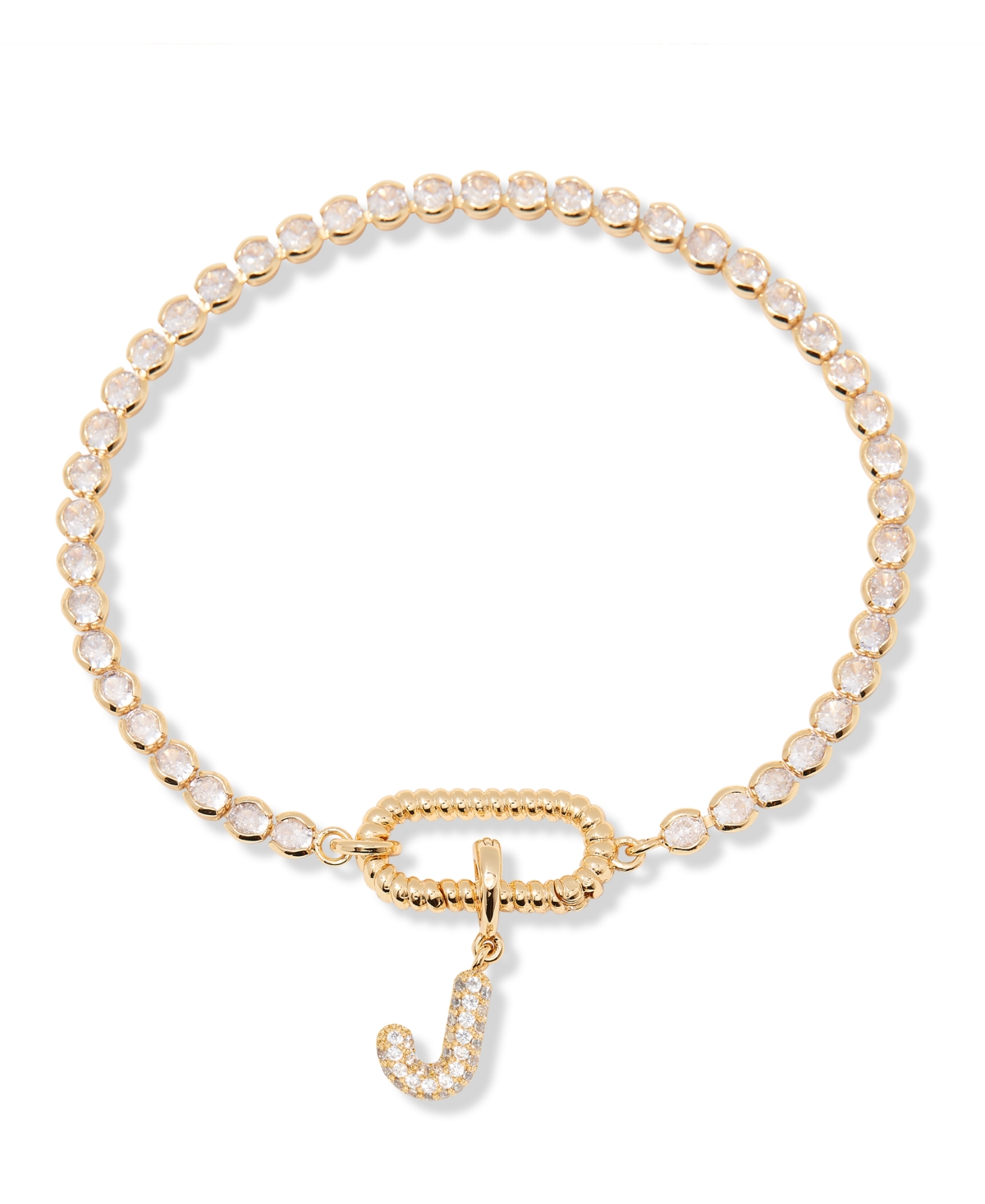Brook & York Petra Initial Tennis Bracelet In Letter J