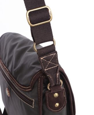 Dolphin Canvas Messenger Bag