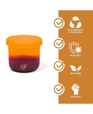 Lidded Bowls 10oz: 2 pk - Sun Storm