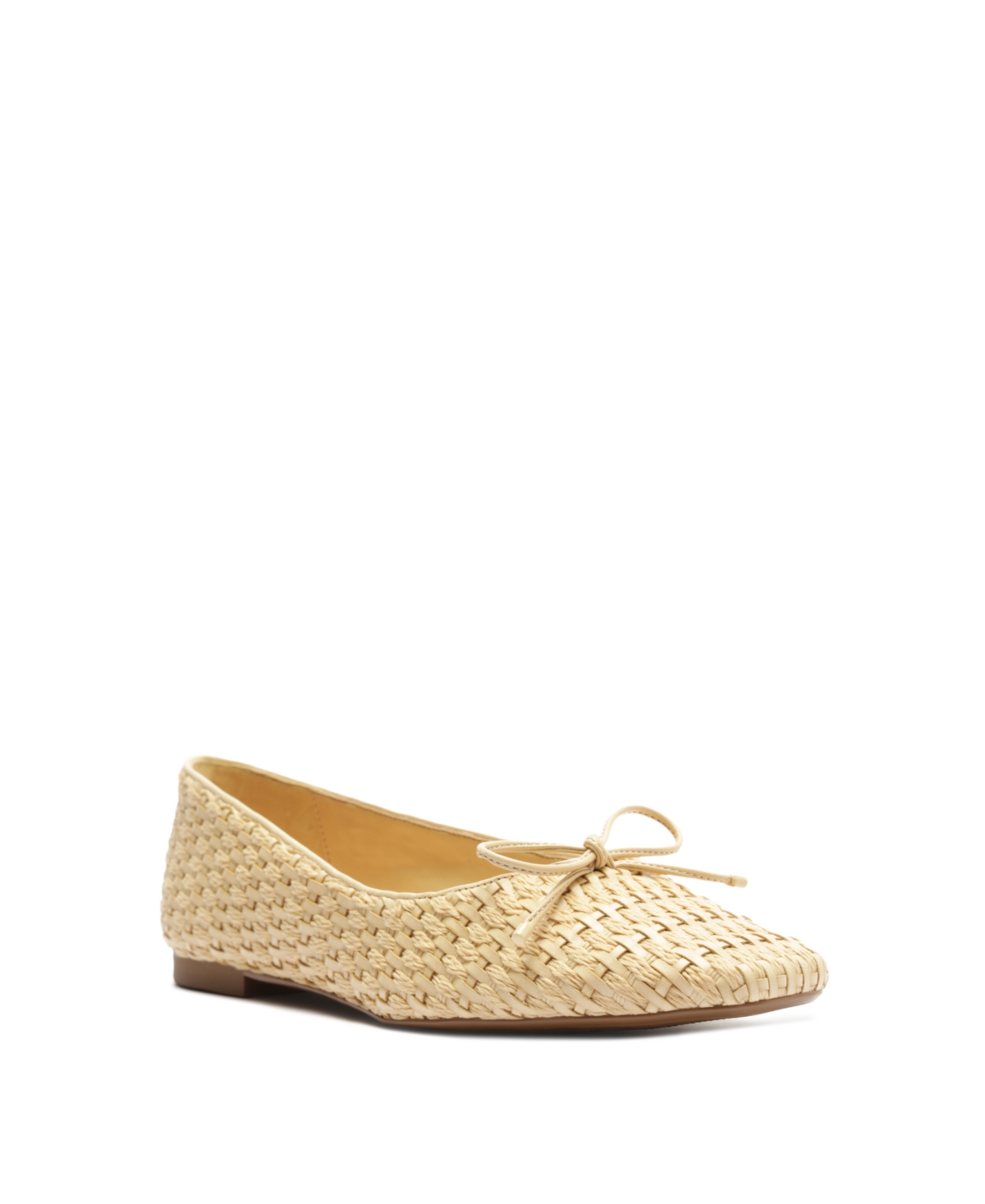 Women's Arissa Straw Slip On Flats - Black