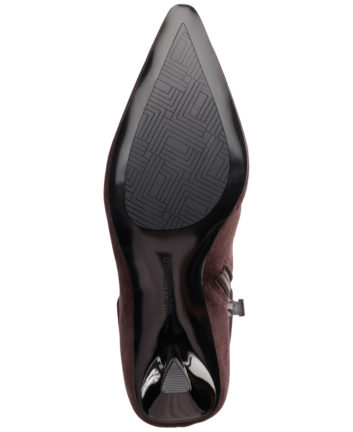 Karl Lagerfeld Women's Kian Pointed-toe Dress Boots In Chocolate