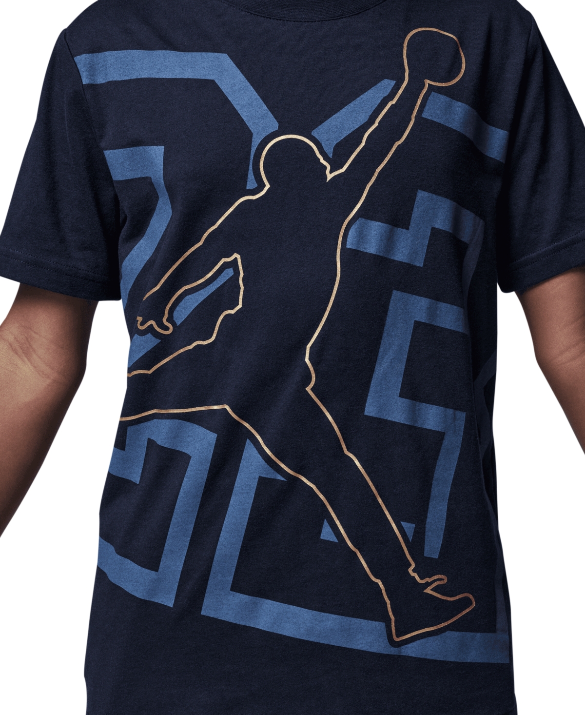 Jordan Big Boys Jumpman Shine Graphic Tee