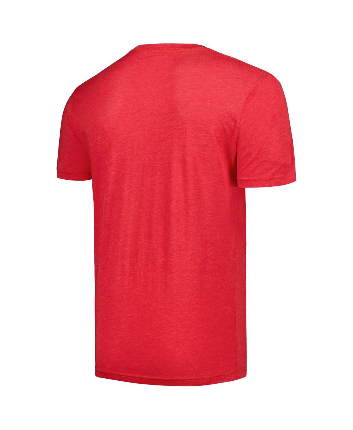 Sportiqe Women'sAtlanta Dream Comfy Super-Soft Tri-Blend T-Shirt - Heather Red