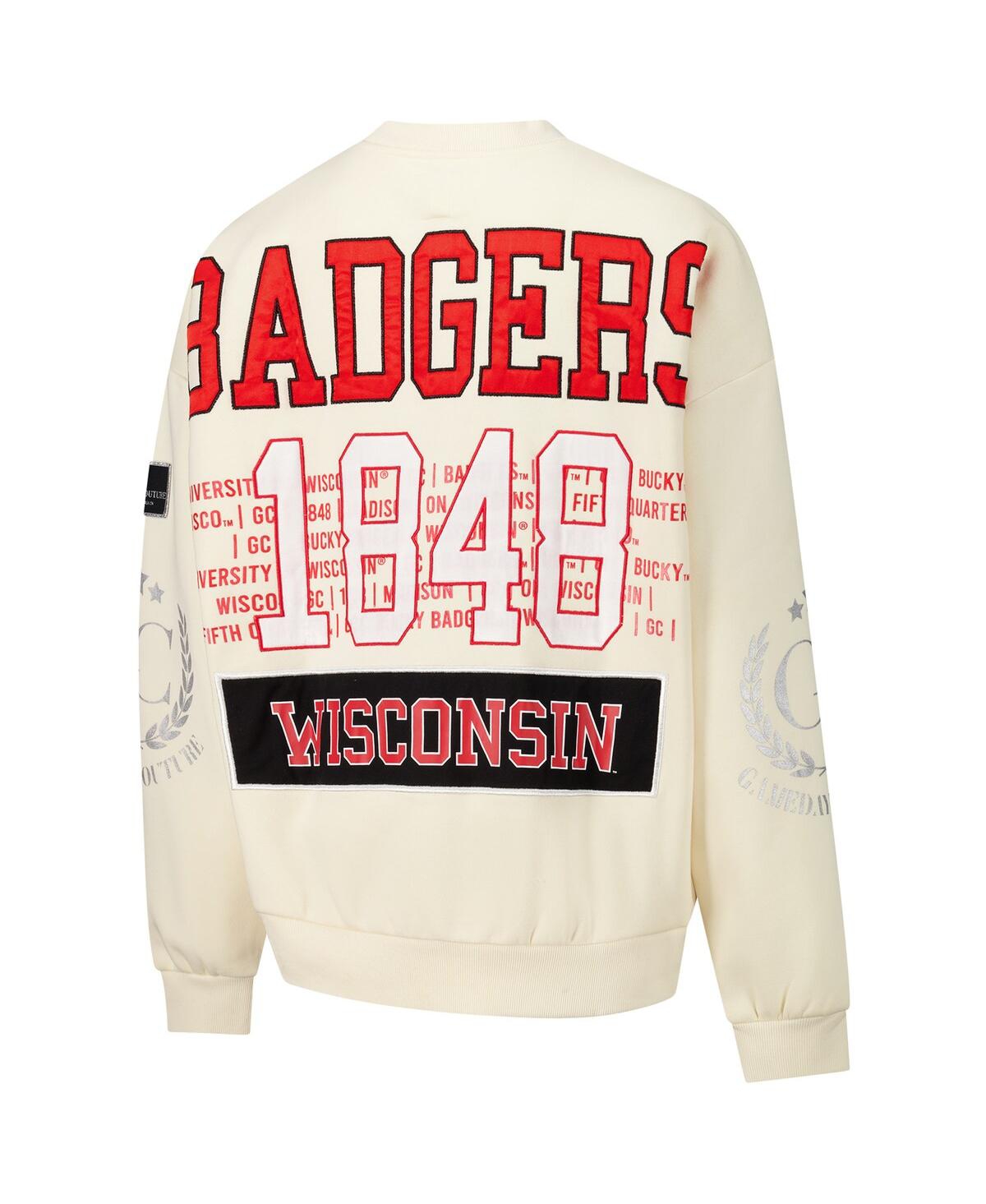 Gameday Couture Women'sWisconsin Badgers Slay Pullover Sweatshirt - Cream