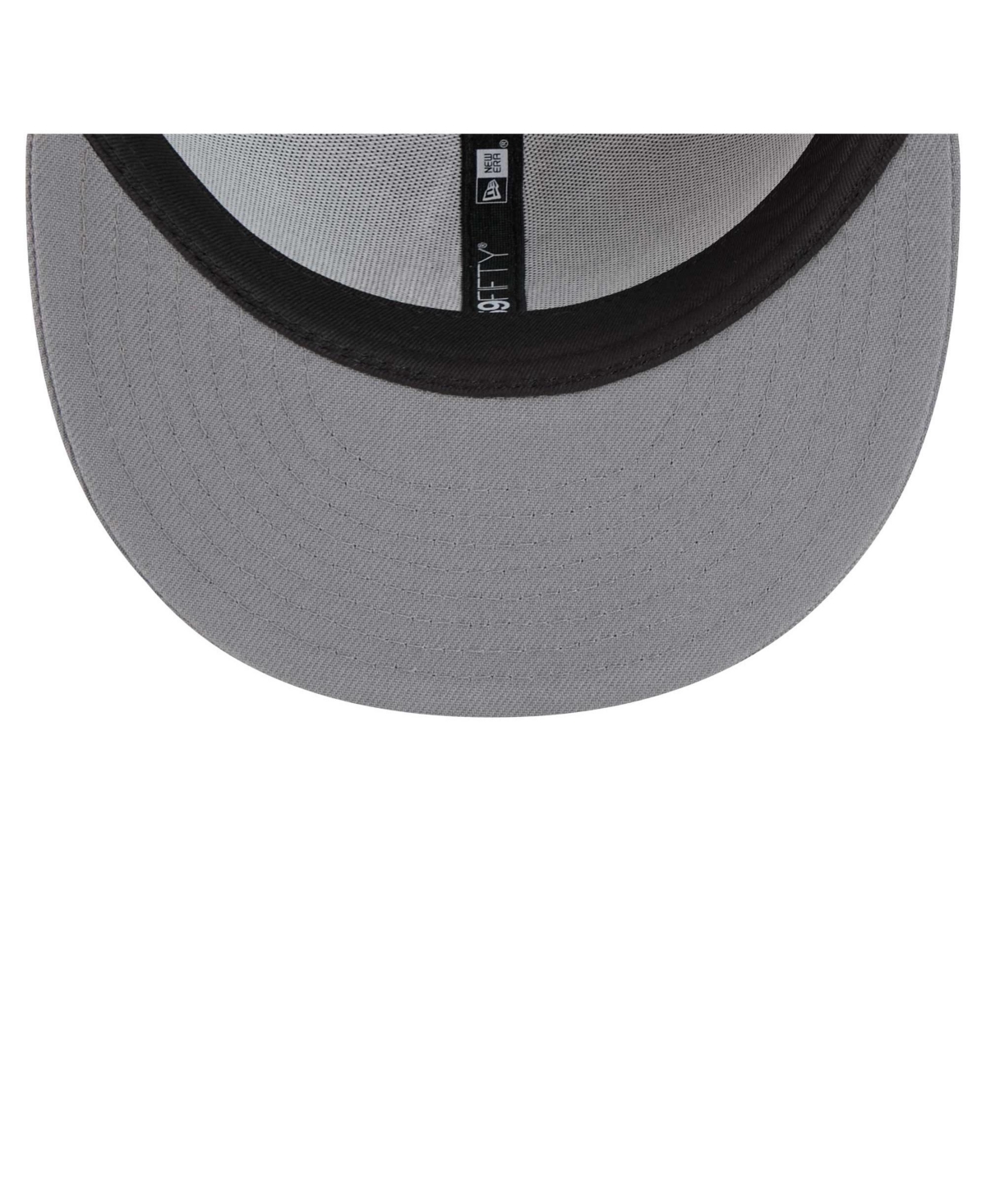 New Era Men'sGraphite Las Vegas Raiders Iron Cloud 59FIFTY Fitted Hat - Gray, Graphite