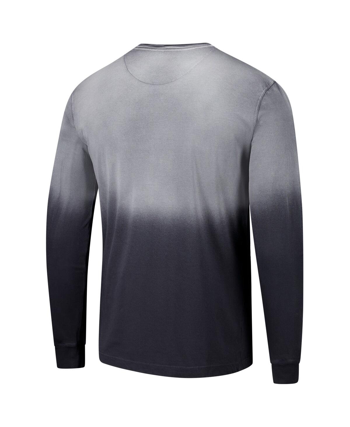 Sportiqe Men's And Women's Gray/charcoal Las Vegas Aces Sun Fade Vintage Mohave Long Sleeve T-shirt In Gray,charcoal