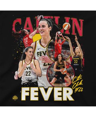 Men's and Women's Caitlin Clark Black Indiana Fever Crossroads T-Shirt