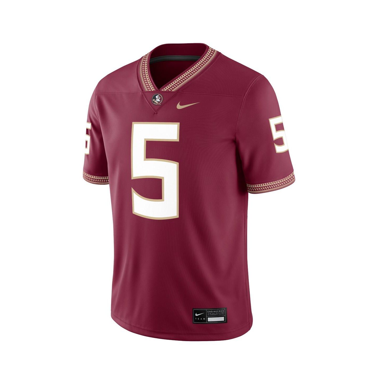 Мужской топ Nike Jameis Winston Garnet Florida State Seminoles Alumni Game Jersey — фото 3