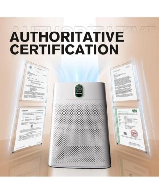 MORENTO HEPA Air Purifier for Home Large Room up to 1076 Sq Ft with PM 2.5 Display Air Quality Sensor