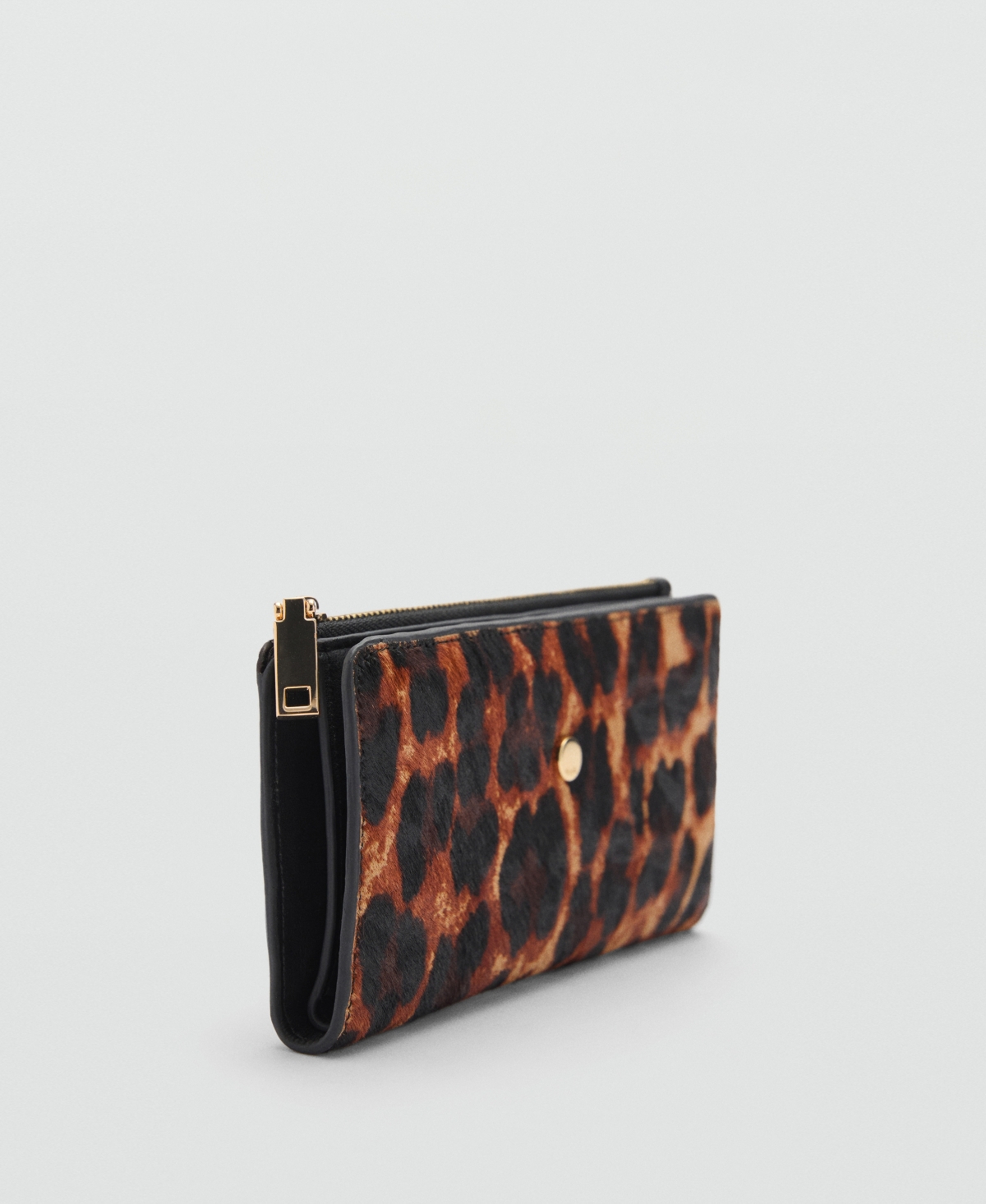 Mango Women's Leopard-Skin Wallet