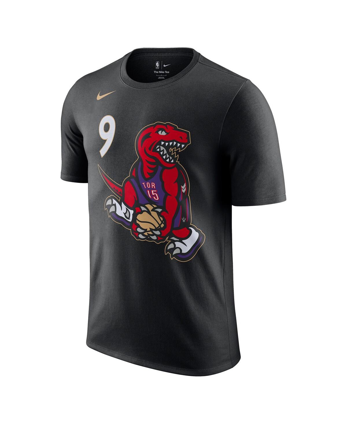 Nike Men'sRj Barrett Toronto Raptors 2024/25 City Edition Name Number T-Shirt - Black