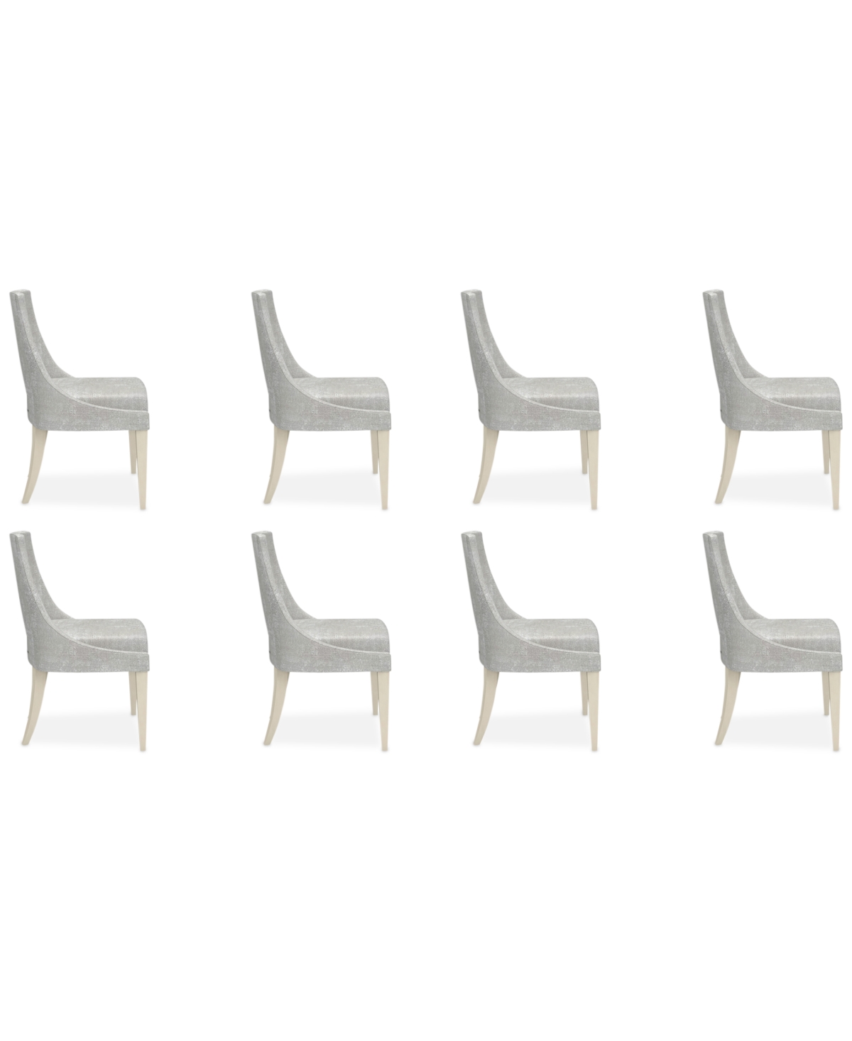 Macy's Mezzanine 8-pc. Side Chair Set In No Color