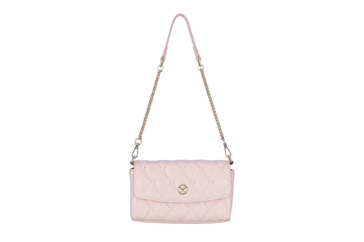 Pearl Quilted Shoulder Bag Small Chanel Bag Collection in Leather - Ivory white