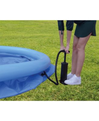 8 Ft x 25" Prompt Set Inflatable Outdoor Backyard Swimming Pool, Blue