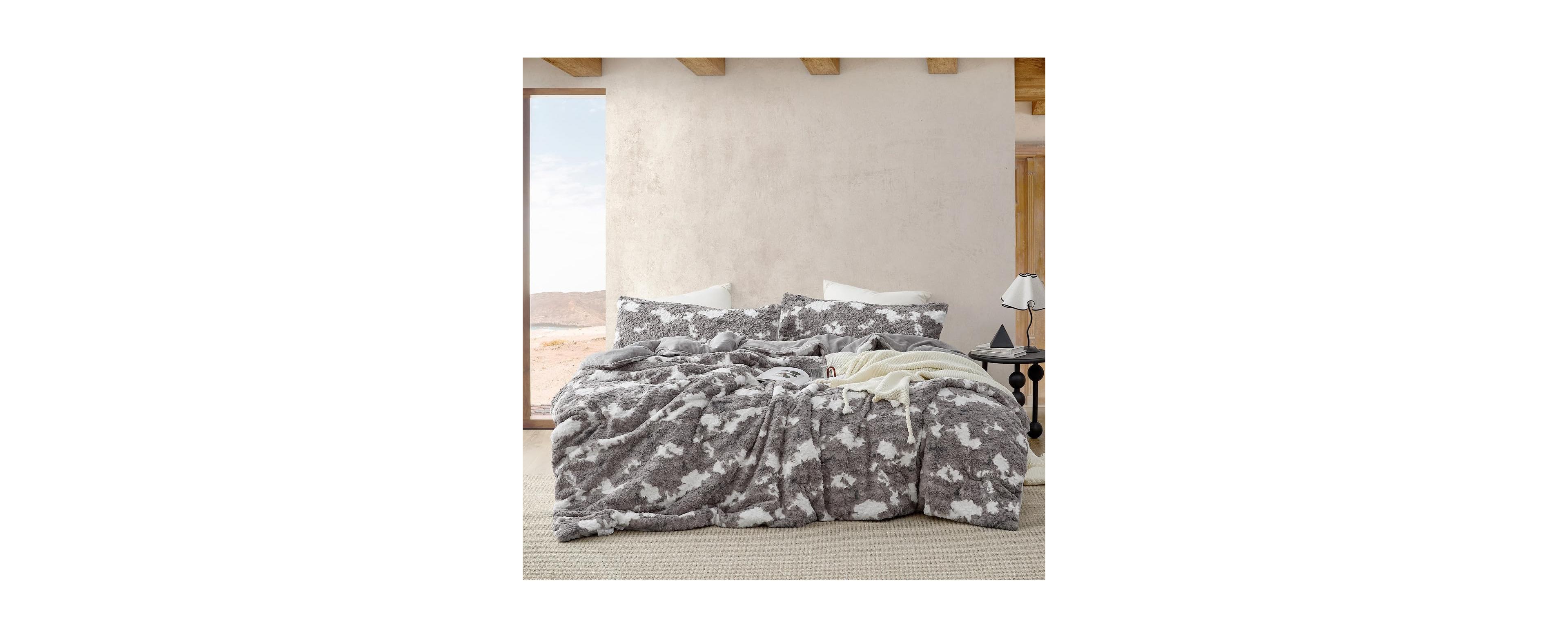 Byourbed Puppy Love - Coma Inducer Oversized Comforter Set - Gray and White