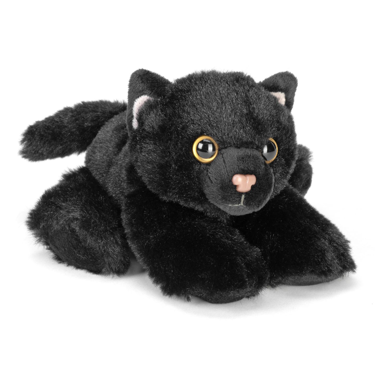 Детская мягкая игрушка Wild Republic Hug'ems Black Cat Stuffed Animal, 7 Inches, цвет: Open Miscellaneous — фото 2