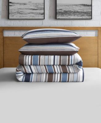 Monterey Stripe 3-Pc. Duvet Cover Set, Full/Queen