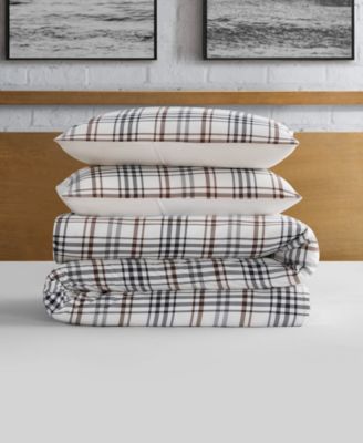 CLOSEOUT! Camper Plaid 3-Pc. Duvet Cover Set, King