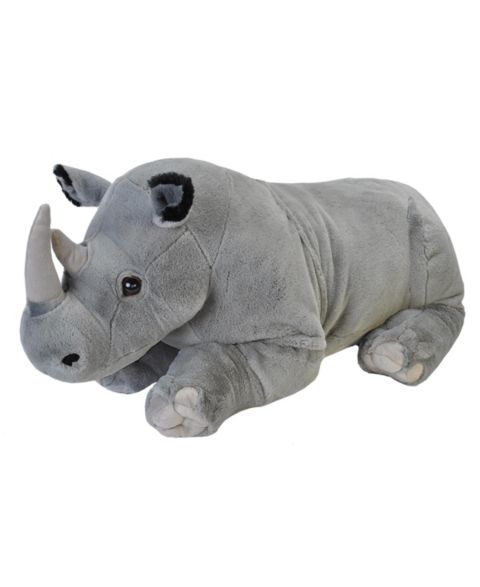 Детская мягкая игрушка Wild Republic Cuddlekins Jumbo Rhino Stuffed Animal, 30 Inches