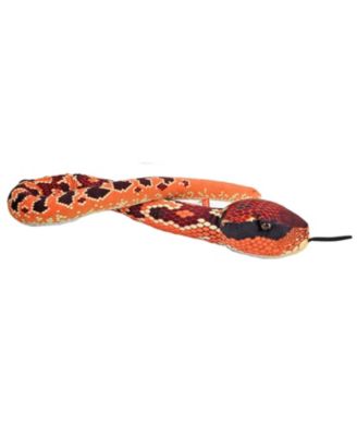 Plush Snake Eastern Cottonmouth Snake Stuffed Animal, 54 Inches